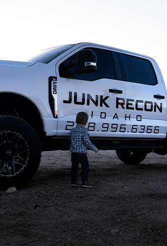 Junk removal truck in Boise Idaho