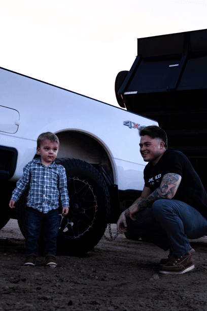 Owner & Son. Local Family Junk Removal Business